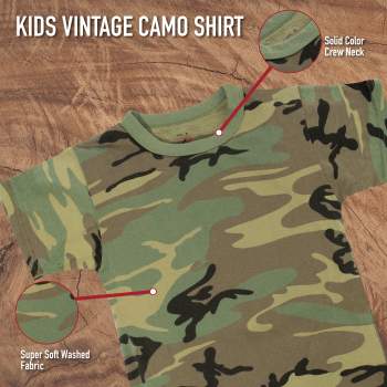 Rothco Kids Vintage Camo T-Shirt