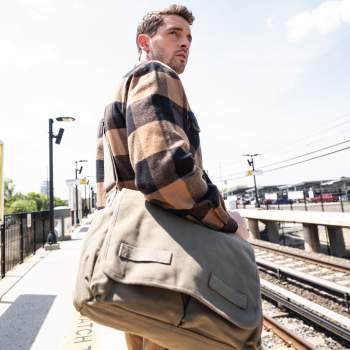 The Normandy - Rugged Canvas Tactical Messenger Bag for Men