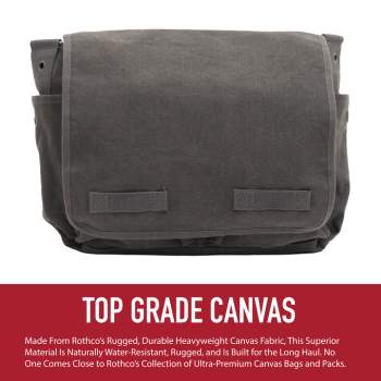 Vintage canvas messenger crossbody bag deals