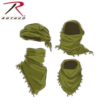military shemagh heavyweight arab tactical desert keffiyeh scarf rothco 8537
