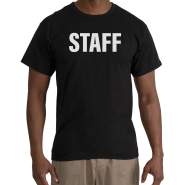 Rothco 2-Sided Staff T-Shirt, Rothco,t shirt print, tee shirt, short sleeve t shirt, short sleeve tee, tee shirts, t shirt, t-shirt, cotton tee, cotton tshirt, cotton t-shirt, poly tee, cotton poly t shirt, polyester cotton, black, black staff t shirt, black staff tee, black staff short sleeve, black staff tshirts, black staff t-shirts, black staff tees, black staff short sleeve tshirts, black staff short sleeve t-shirts, staff sleeve tshirts, staff short sleeves, staff tshirt, staff t-shirt