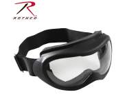 Rothco Tactical Goggles, tactical goggles, black with clear lens, black clear lens, goggles, eyewear, glass lenses, eyewear goggles, military goggles, anti-fog, anti-scratch, anti fog, anti scratch                                        