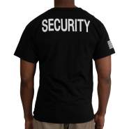 Rothco Two-Sided Security T-Shirt with Sleeve Flag, Sleeve flag, us flag, us flag sleeve, American flag sleeve, American flag t-shirt, security American flag t-shirt, American flag t-shirt security, us flag t shirt security, security us flag t-shirt, patriotic security shirt, security shirt patriotic, t-shirt patriotic security, Rothco, t shirt print, tee shirt, short sleeve t shirt, short sleeve tee, tee shirts, t shirt, t-shirt, cotton tee, cotton tshirt, cotton t-shirt, poly tee, cotton poly t shirt, polyester cotton, black, black security t shirt, black security tee, black security short sleeve, black security tshirts, black security t-shirts, black security tees, black security short sleeve tshirts, black security short sleeve t-shirts, security short sleeve tshirts, security short sleeves