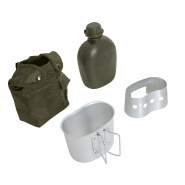 Rothco 4 Piece Canteen Kit With Cover, Aluminum Cup & Stove / Stand, 4 Piece Canteen Kit, military canteen kit, cooking canteen, survival canteen kit, canteen cook set, heavy cover canteen, canteen kit, camping canteen set, canteen cook kit, canteen, canteen stove kit, gi canteen cook set, heavy cover canteen pouch, water canteen, canteen cup, canteen water bottle, military mess kit, metal canteen, army mess kit, camping canteen, survival water bottle, military cup