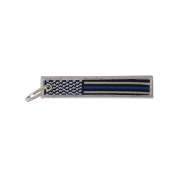 Thin Blue Line Flag, Thin Blue Line Flag Patch, Thin Blue Line Flag Patch Keychain, Rothco Keychain, TBL, Thin Blue Line, TBL Gear, Police Support, Flag Patch, Flag Patch Keychain