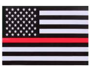 Rothco Thin Red Line Flag Decal, thin red line flag decal, thin red line decal, thin red line flag, flag decal, thin red line, thin red line sticker, car decal, thin red line car decal, thin red line decals, firefighter decal, firefighter flag decal, window decal,