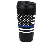 Travel Mug, Traveler Mug, Coffee Travel Mug, Portable Mugs, Thermal Mugs, To Go Mugs, Portable Coffee Cup, Coffee Cup to Go, Thin Blue Line, Thin Blue Line Police, Blue Line Flag, Police Flag Black and Blue, Black And Blue Flag, Travel Tumblers, Travel Tumbler Mug, Commuter Mugs,