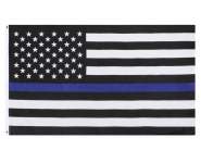 Rothco Thin Blue Line Flag, thin blue line flag, thin blue line, blue line, blue line flag, thin blue line flags, american flag with blue stripe, black flag with blue stripe, thin blue line products, law enforcement flag                                        