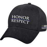 Rothco Honor and Respect Low Profile Cap, honor, respect, tbl, thin blue line, police pride, law enforcement officials, caps, hats, low profile caps