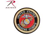 Deluxe Round USMC Patch, marines patch, usmc patch, patch, patches, rothco patch, military patch, military patches