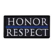 Rothco Honor & Respect Morale Patch, thin blue line flag, police support, back the blue, first responder, police flag, tactical patches, police symbol, morale patches