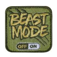 Rothco Beast Mode Patch With Hook Back, Beast Mode Patch, Beast Mode Morale Patch, Morale Patch, tactical patch, airsoft patch, military patch, funny morale patch, military morale patch, tactical hat patch, plate carrier patch
