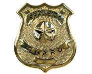 Rothco Security Guard Badge, badges,public safety badges,security guard,security officer,special officer,special police,security badge,officer badge,police badge,shields,security shield,guard shield,nickle plated,pin back,badge,shield,gold badge,gold shield,gold security shield,security