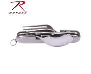 Rothco Folding Chow Set, Rothco Stainless Steel Chow Set, Rothco Chow Set, Rothco Stainless Steel folding Chow Set, folding chow set, stainless steel folding chow set, stainless steel chow set, chow set, stainless steel flatware, stainless steel flatware set, chow kit, folding chow kit, eating set, fork, utensils, knives and forks, camping, cooking set, camping chow set, military cooking set, military chow kit, survival, survival tools, survival gear, utensils set, stainless steel, stainless steel utensils, stainless steel folding utensils, folding utensils