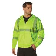 high-vis, high visibility, hi-vis sweatshirt, zippered hoodie, zippered hoodie sweatshirt,  hi vis, sweatshirt, hooded sweatshirt, performance sweatshirt, safety green hoodie, safety yellow hoodie, safety color hoodies, hi vis safety hoodie, hi-vis safety sweatshirt, safety sweatshirt, safety zippered hoodie, hi vis hoodie, safety hoodies, fluorescent work hoodies, hi vis, high visibility zippered sweatshirt, neon yellow work hoodie, hi vis hoodie with reflective tape,  reflective tape, reflective stripe