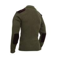 Rothco,Commando Sweater,sweater,casual wear,outerwear,long sleeves,military sweaters,winter sweaters,cardigan,cardigan sweaters,acrylic sweaters,acrylic,olive drab,zip up sweater,1/4 zip up sweater,black, military sweater, mens military sweater, acrylic sweater, commando sweater, army sweater, tactical sweater