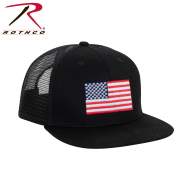 Rothco's US Flag Trucker Cap, trucker cap, us flag cap, us flag hat, trucker hat, trucker caps, us flag trucker cap, us flag trucker hat, adjustable caps, adjustable hats, usa flag caps, american flag hats, snap back