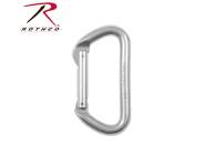 Rothco,D climbing carabiner,lock carabiner,clip carabiner,karabiners,rock climbing equipment,climbing equipment,climbing gear,carabiners,karabiner,carabiner,black carabiner,rappelling gear,silver carabiner