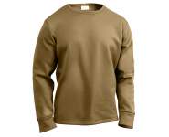 Rothco,Polypro,Top,crew neck,black,military polypro,polypropylene clothing,polypro thermals,polypro underwear,polypro shirts,thermals,polypropylene underwear,thermal tops,Extreme,Extreme cold,ECWCS underwear,ECWCS tops,foliage,Extreme Cold,Crew Neck,Sand,Thermal Underwear,Underwear,Crew,Neck,brown,ecwcs tops,poly,polyester,extreme cold weather clothing,extended cold weather clothing system,ecwcs,military cold weather gear,cold weather gear,military winter gear,army ecwcs