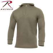 Rothco, ECWCS underwear, Army ECWCS, Gen 3 ECWCS, underwear, Zip Top, extreme cold, cold weather, poly clothing, poly top, poly underwear, foilage, soft fleece, fleece, extended cold weather system, poly, polyester, extreme cold weather clothing, ECWCS, military cold weather gear, cold weather gear, military winter gear, warm base layer shirt, ecwcs gear, undershirt, fleece shirt, cold weather shirt, military shirt, thermal, cold weather thermal, thermal shirt