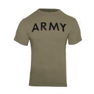 Rothco AR 670-1 Coyote Brown Army Physical Training T-Shirt, PT shirts, military training shirts, physical training shirt, army pt clothes, army pt shirts, military pt shirt, AR 670-1 Coyote Brown, pt gear, army shirt, physical training army shirt