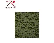 Rothco Bandana,bandana,headwear,guns bandana,guns headwear,black guns bandana,olive drab guns bandana, bandanas