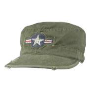 Military Fatigue Caps,Vintage caps,military hats,vintage military hats,hats,fitted hat,,air corp cap,fatigue cap,army air corp cap rothco vintage collection,rothco fatigue cap