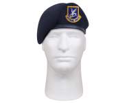 Rothco Inspection Ready Beret With USAF Flash - Midnight Navy Blue, beret, military beret, inspection ready beret, USAF, USAF beret, United States Air Force Beret, army beret, USAF beret, shaven beret, shaved beret, Rothco G.I. Type Inspection Ready Beret, Rothco Beret, Government issue Beret, beret, hat, headwear, black beret, black military beret, military beret, wool beret, blue flash, blue flash beret, inspection ready beret, inspection ready, tan beret, tan military beret, maroon beret, maroon military beret, green beret, green military beret, beret hat, army beret, military beret, shaven beret, pre-shave beret, shaved beret, pre-shaved beret, g.i. type beret, army style beret, military-style beret, army beret hat, us army beret, us military beret, Rothco G.I. Type Inspection Ready Beret, air force beret, us military berets, military police beret, military beret army, army military beret