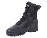 Rothco Insulated 8 Inch Side Zip Tactical Boot, tactical boot, military boot, footwear, foot wear, boots, insulated, 8 inch side zip, cold weather boots, combat boots, rothco, army boots, black tactical boots, black combat boots, black boots, rothco boots, police boots, insulated tactical boot                                        