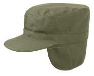 Government issue Combat Cap with flaps,gi combat cap,combat cap,military cap,combat caps,woodland camo combat hat,flaps