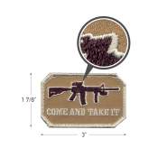 morale patch, patches, hook & loop patches, patches, military patches, tactical patches, airsoft patches, airsoft, tactical gear, rifle patch, rifle image, airsoft rifle, come and take it patch, come and take it rifle patch, rothco morale patch, military morale patch, tactical morale patches, military velcro patches, 