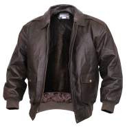 Rothco,Classic,A-2 Leather Flight Jacket,Flight jacket,leather jacket,outerwear,winter jacket,winter coat,military outerwear,leather outer shell,polyester lining,mens leather coat,aviator jacket,leather bomber jacket,flying jacket,bomber jacket,biker jackets,leather coat,brown, classic flight jacket
