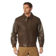 Rothco,Classic,A-2 Leather Flight Jacket,Flight jacket,leather jacket,outerwear,winter jacket,winter coat,military outerwear,leather outer shell,polyester lining,mens leather coat,aviator jacket,leather bomber jacket,flying jacket,bomber jacket,biker jackets,leather coat,brown, classic flight jacket