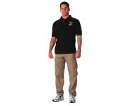 Rothco,Military Embroidered Golf Shirts,military golf shirt,marines golf shirt,army golf shirt,military polo,marines polo,army polo,black military polo,black marines polo,black army polo,military collared shirt,marines collared shirt,army collared shirt,cotton shirt,cotton polo,cotton collared shirt                                                                                