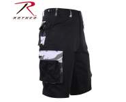 Rothco,BDU,Shorts,black,battle dress uniform,military shorts,cargo shorts,Black Shorts bdu,Black shorts,Black cargo shorts,black cargo shorts,fatigues,fatigue shorts,city camo accents,black and city camo shorts,black city camo accents cargo shorts