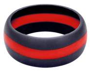 thin red line, thin red line firefighter, red thin line, firefighter, fire department, thin red line wedding ring, thin red line wedding band, thin red line ring, thin red line jewelry, firefighter wedding band, silicone wedding band, silicone wedding ring, rubber wedding bands, rubber wedding rings, mens silicone rings, mens rubber wedding bands, workout wedding rings, flexible wedding ring, work wedding rings, mens rings