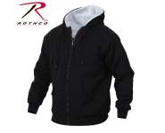 Rothco,Heavyweight,Sherpa,Lined,Zippered,Sweatshirt,Jacket,Zip Up,zipper sweatshirt,hooded zippered sweatshirts,mens sherpa lined hoodies,sherpa lined sweatshirts,sweatshirt,navy blue,charcoal grey,black,hoodies,Zipper hooded Sweatshirt