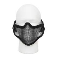 Rothco Carbon Steel Half Face Mask - Black, airsoft, airsoft mask, mask, masks, face mask, face masks, tactical gear, airsoft gear, loadout gear, loadout supplies, airsoft, air-soft, half mask, half face mask, face cover, face protection, paintball face mask, paintball gear, half-face cover, military mask, airsoft face mask, airsoft mask, tactical airsoft mask, airsoft face protection, half airsoft mask, airsoft half mask, tactical mask, face protection mask, airsoft mesh mask, tactical face mask, airsoft face protection