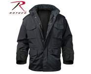 Rothco,M-65 Storm Jacket,m65 jacket,storm jacket,black jacket,military jacket,military coat,army jacket,overcoats,sports jackets,outerwear,winter coats,winter jacket,cotton,polyester,rain jacket,rain coat,rain gear,tactical jacket, uniform jacket 