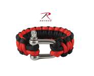 thin red line, paracord, thin red line paracord bracelet, paracord, para-cord, parachute cord, 550 Paracord, cord, thin blue line, firefighters, firemen, fire department
