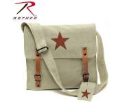 classic canvas bag, shoulder bag, medic star, vintage military bag, vintage medic star, rothco canvas bag, rothco vintage medic bag