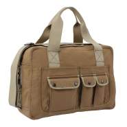 Rothco Vintage Canvas Pathfinder Laptop Bag With Leather Accents