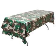 tablecloth, table cloth, camo, camouflage, camo accessories, camo table cloth, linens, plastic table cloth, disposable table cloths, 