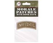 Rothco Infidel Shoulder Patch, Hook Backing, hook and loop, infidel, airsoft patch, patch, patches, wholesale patches, tactical patches, military morale patches, funny morale patches, moral patch, military velcro patches, tactical airsoft morale patches, airsoft morale patches, airsoft patches, morale patch