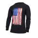 rothco, US Flag Tee, US Flag, long sleeve t-shirt, long sleeve tee, flag tee, american flag tee, us flag t-shirt, us flag long sleeve tee, distressed american flag tee, patriotic tee, patriotic t-shirt, 