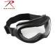 Rothco Tactical Goggles, tactical goggles, black with clear lens, black clear lens, goggles, eyewear, glass lenses, eyewear goggles, military goggles, anti-fog, anti-scratch, anti fog, anti scratch                                        