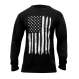rothco, US Flag Tee, US Flag, long sleeve t-shirt, long sleeve tee, flag tee, american flag tee, us flag t-shirt, us flag long sleeve tee, distressed american flag tee, patriotic tee, patriotic t-shirt, 