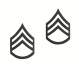 Staff Sergeant Polished Insignia, staff sergeant insignia, insignia, pin, SSgt, rothco