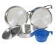 Rothco 5 Piece Stainless Steel Mess Kit, mess kit, mess kits, military mess kit, army style mess kit, camping mess kit, us army mess kit, military gear, military supplies, camping supplies, camping gear, steel mess kit, stainless mess kit, stainless steel mess kit, metal mess kit, outdoor mess kit, 