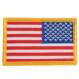 flag patch, patch, patches, military patches, us army patches, army patches, military accessories, uniform accessories, morale patch, flag, gold board, gold boarder flag, uniform patches, BDU uniform patches, subdued flag patches, desert tan flag, us flag, american flag patches, usa flag patches, army patches, army uniform patches, military uniform patches, us military us flag patches